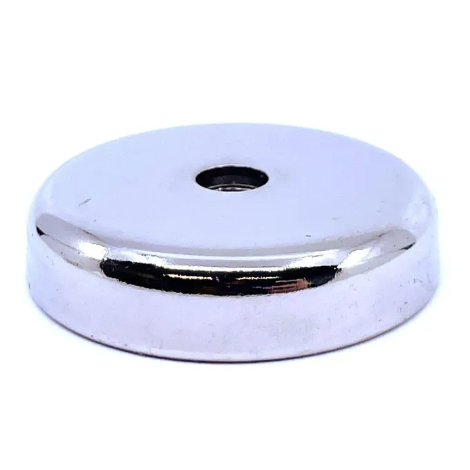Magnet neodymový okrúhly v púzdre s dierou 25x8mm sila 19kg